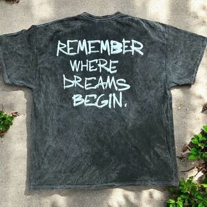 Creative Goods Hell's Kitchen Dreams Begin Black Dyed T-Shirt Men's Size XL